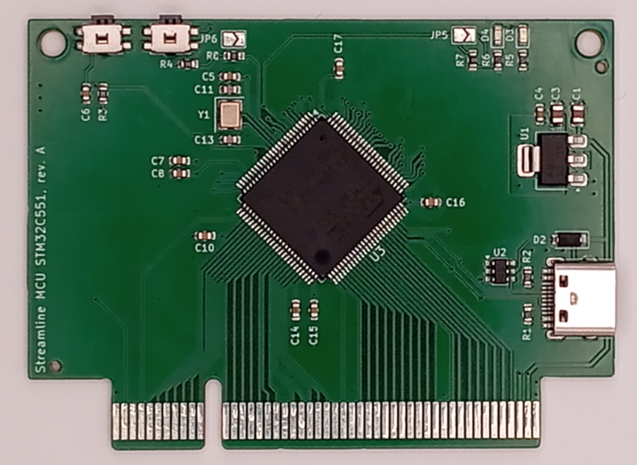Streamline MCU STM32C551