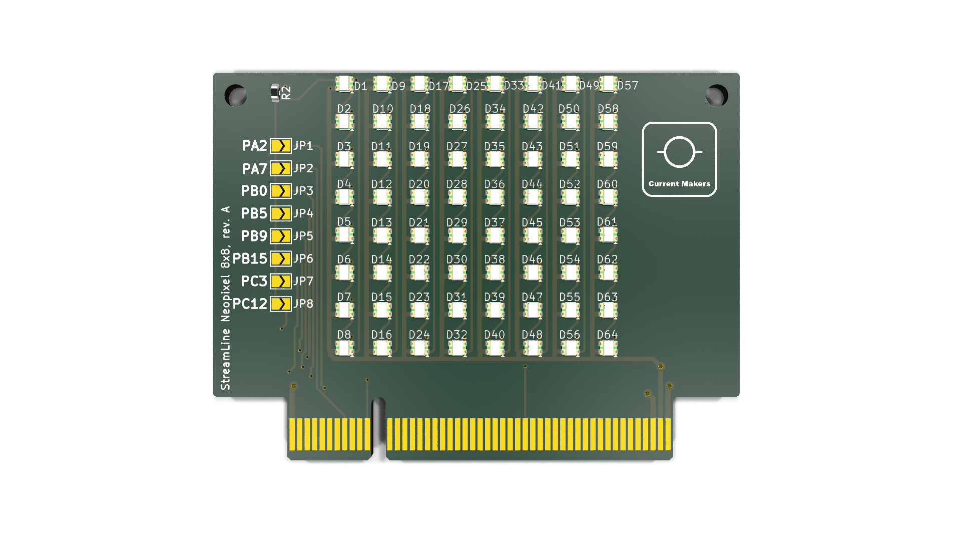 Streamline Neopixel 8x8